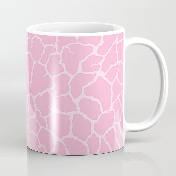 Pink Giraffe pattern. Animal skin print . Digital Illustration Background Coffee Mug