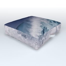 Winter Waves At Pipeline 23 Outdoor Floor Cushion