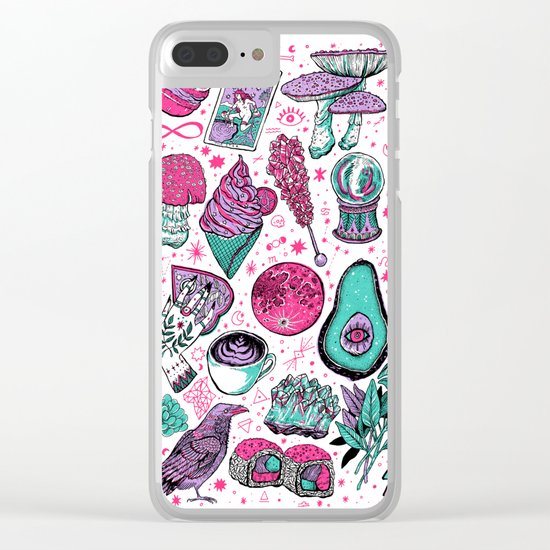 Basic Witch II Clear iPhone Case