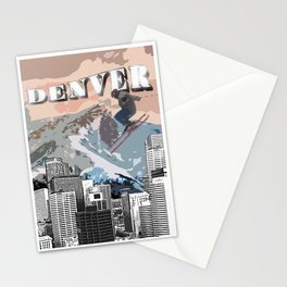 Ski Denver Stationery Cards