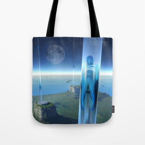 space elevator - babylon transfer station 02 Tote Bag