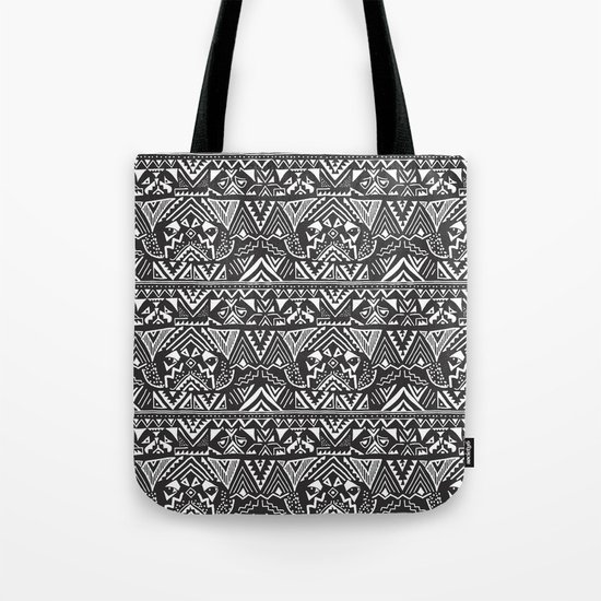 Pug Tribal Tote Bag