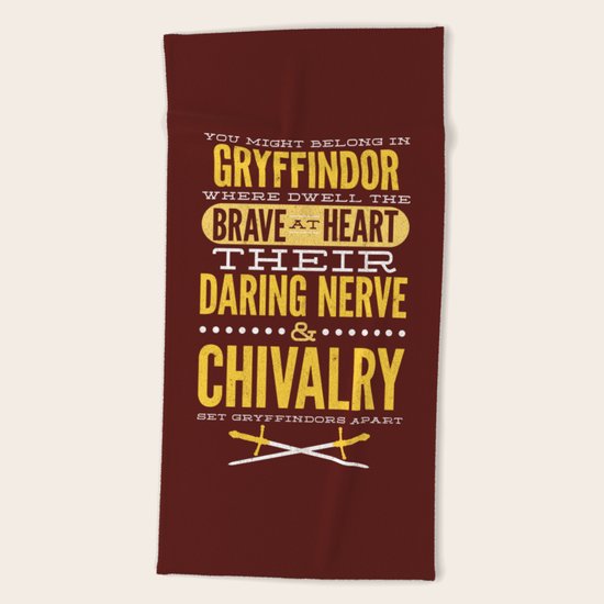 Gryffindor Beach Towel