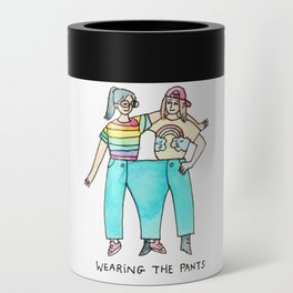 Wearing the Pants - lesbian / feminist / sapphic / lgbt art Can Cooler