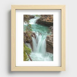Johnston Canyon Falls 2 Recessed Framed Print