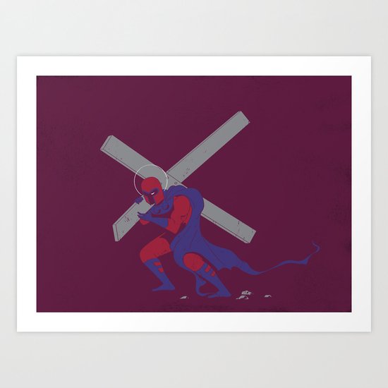 Hated by Mankind Art Print