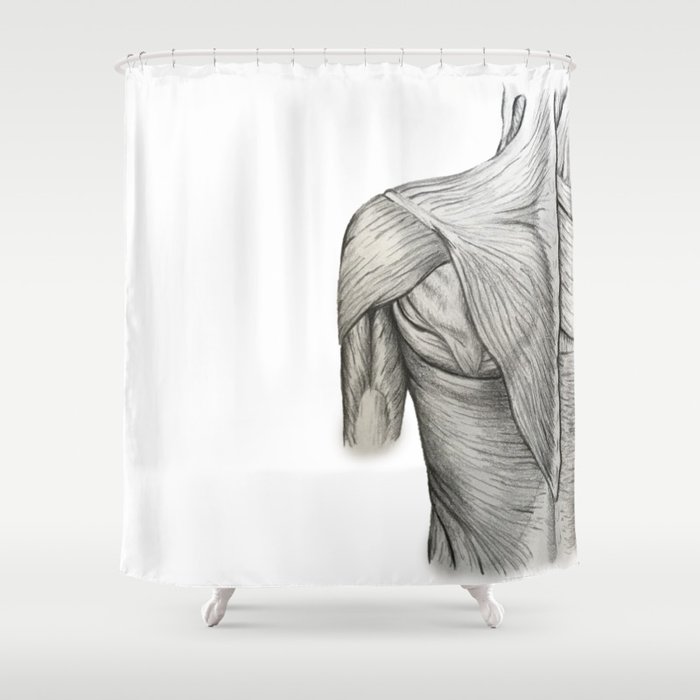 Trapezius Shower Curtain