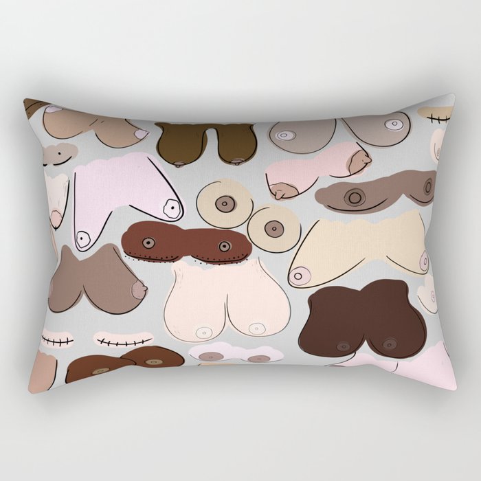 Boobies Rectangular Pillow