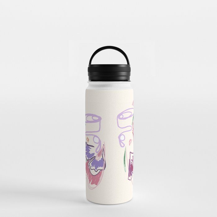 For Those Who Cry Flowers Water Bottle
