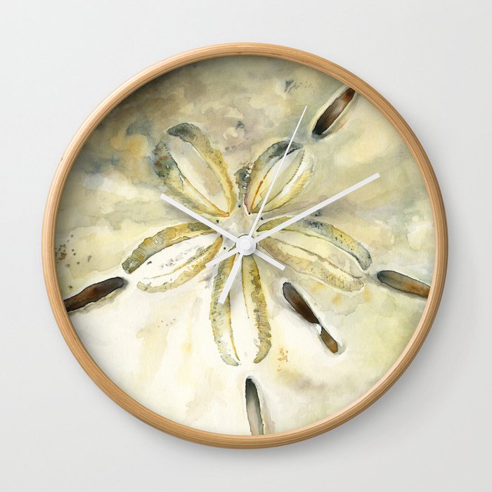 Dollar in the Sand Wall Clock