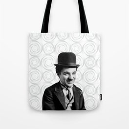 Charlie Chaplin Old Hollywood Tote Bag