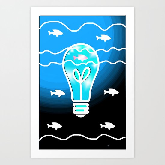 Shine the Way Art Print