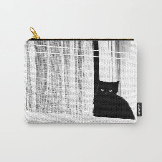Black Cat Carry-All Pouch