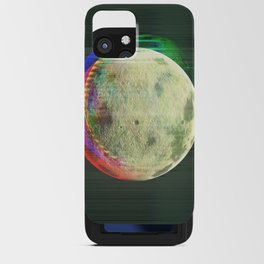 Glitch Moon iPhone Card Case