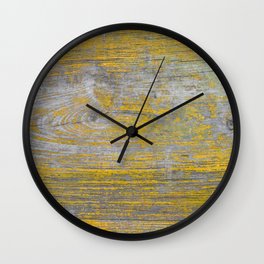 Faded Painted Wood 5 Wall Clock