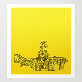 Yellow Submarine Solo Art Print