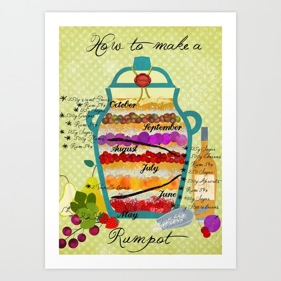 How to make a rumpot Art Print