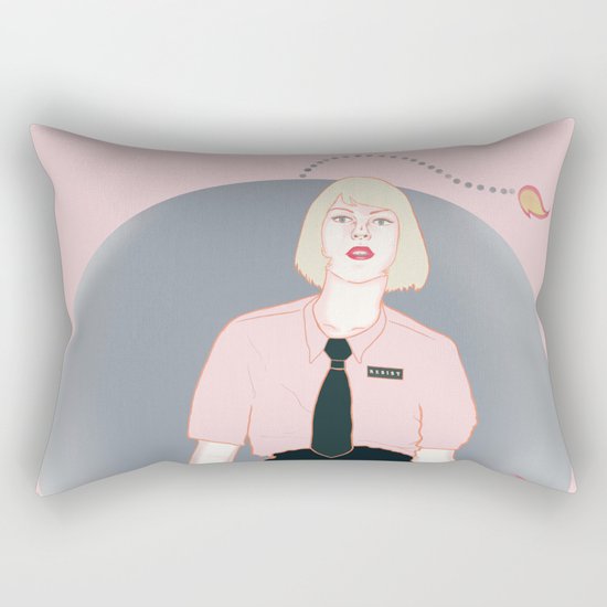 Grab this nasty ball Rectangular Pillow