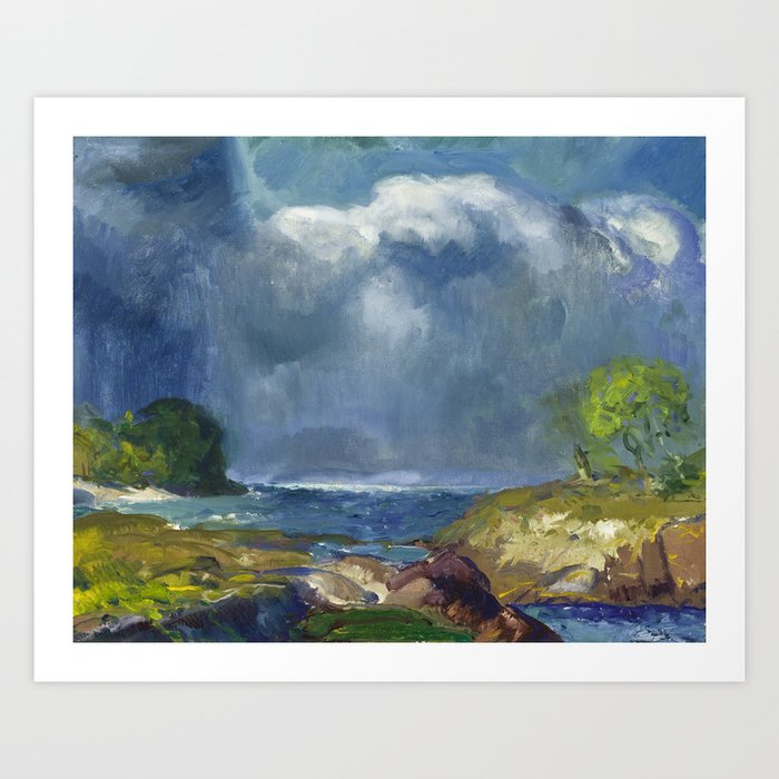 George Bellows The Coming Storm 1916 Art Print By