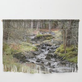 A Scottish Highlands Winter River Song Wall Hanging