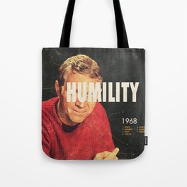 Humility 1968 Tote Bag | Old, Lines, Man, Black, Brown, Oldadv, Curated, Collage, 70S, Popart 