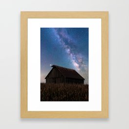 Galactic Farm Framed Art Print