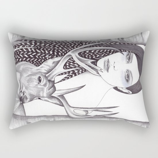 Silver Forest Rectangular Pillow