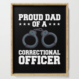 Correctional Officer Facility Flag Training Serving Tray