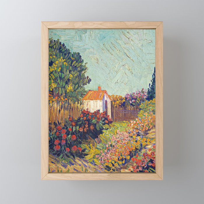 Vincent van Gogh Landscape Framed Mini Art Print