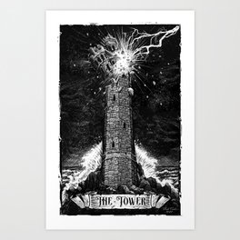 The Tower - Tarot Art Print