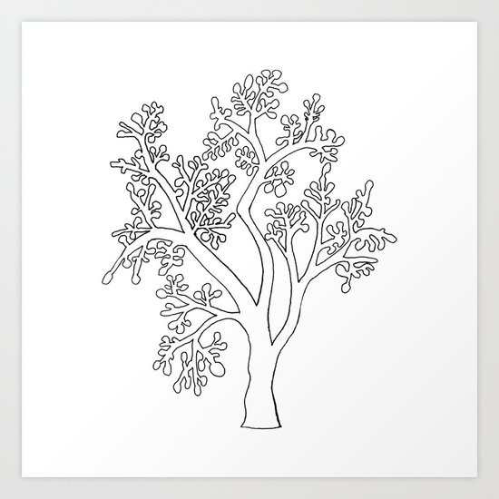 Solo Tree Art Print