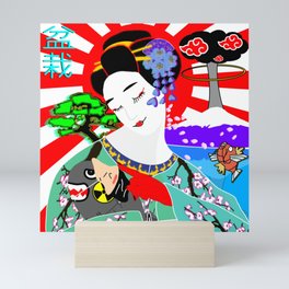 Geisha Madonna and Bonsai Messiah Mini Art Print