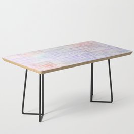 pastel cloudy sky ink marks hand-drawn collection Coffee Table