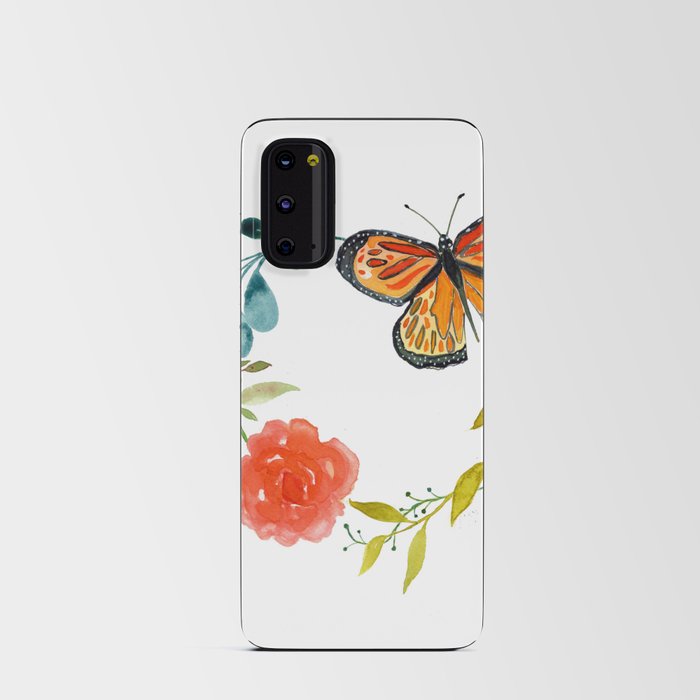Butterfly Wreath  Android Card Case