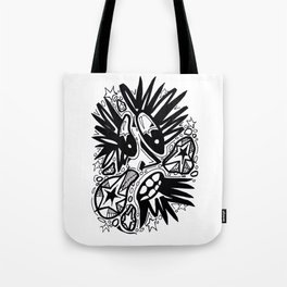 Spike Face Tote Bag
