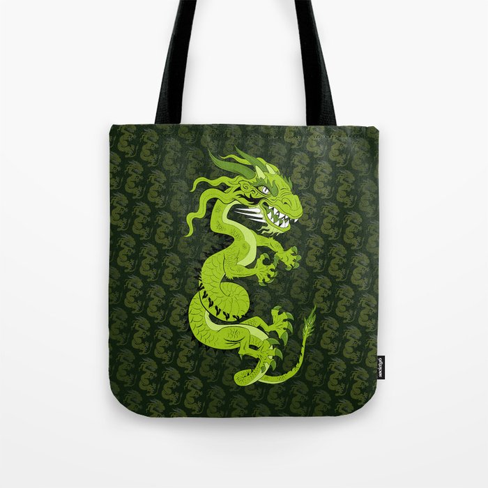 Jade Dragon Tote Bag