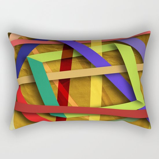 Abstract #356 Rectangular Pillow