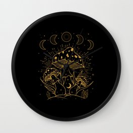 Goblincore Aesthetic Dark Academia Fairycore Indie Cottagecore Mushroom Wall Clock