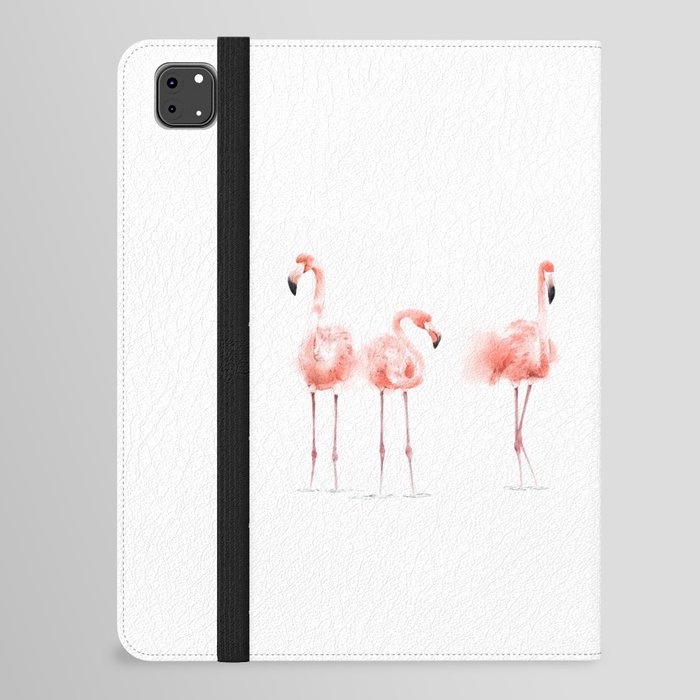 3 Flamingos iPad Folio Case