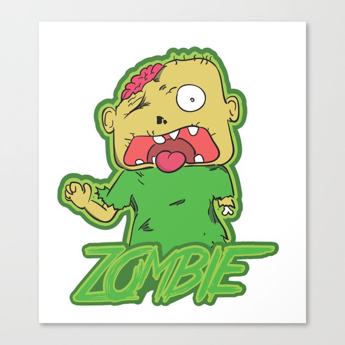 Zombie Canvas Print