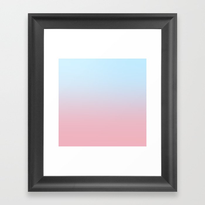 Powder to Pink Framed Art Print