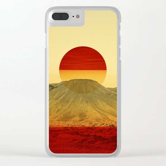 Warm abstraction Clear iPhone Case