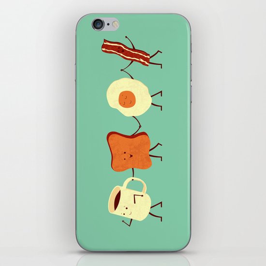 Let's All Go And Have Breakfast iPhone & iPod Skin