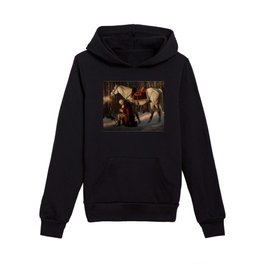 George Washington A Prayer at Valley Forge Kids Pullover Hoodie