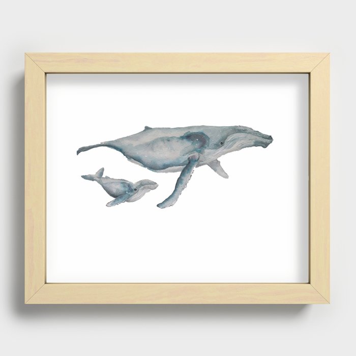 Come with me and you'll sea Recessed Framed Print