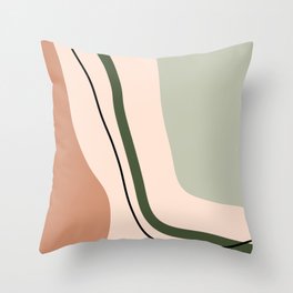 Modern Minimal Abstract 11 Throw Pillow
