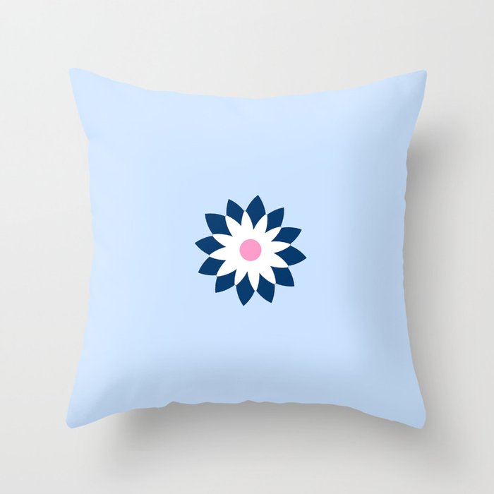 Geometric flower 148 Throw Pillow