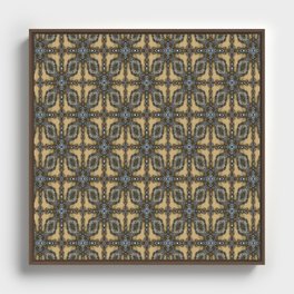 Marble Seamless Pattern Framed Canvas