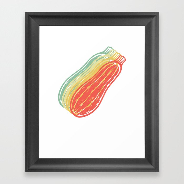 zucchini vegetable, zucchini, vegetable Framed Art Print