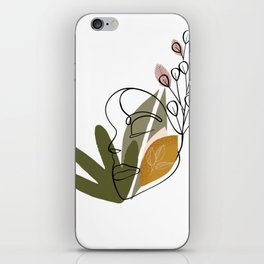 Lady plant iPhone Skin